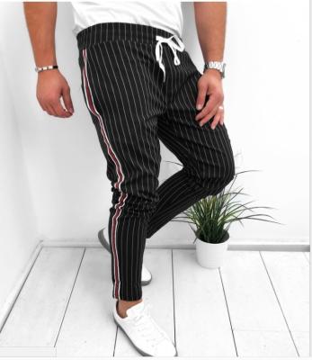 China Anti-pilling Pants Men's Casual Jogger Harem Sweatpants Bars Pencil Pants Trousers Drawstring Elastic Waist Basic Streetwear for sale