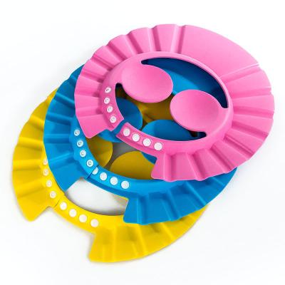 China Adjustable Baby Shower Hats -Wholesale Viable Kids Bath Hat Shampoo Shower Hat for sale