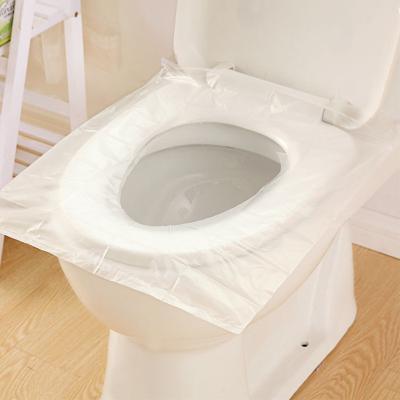 China 10 Pcs 1 Bag Disposable Waterproof Toilet Seat Cover Mat 100% Disposable Waterproof Bathroom Accessories Sets Lot Travel for sale