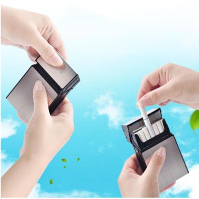 China Cigarette Box Metal Tobacco Holder Pocket Box Storage Container Accessories Cigarette Holder Smoking Cigar for sale