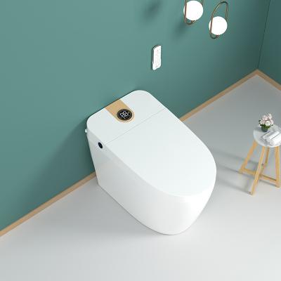 China Automatic Operation Floor Mounted Inodoro Intelligent Toilet Bowl WC Smart Automatic Toilet for sale