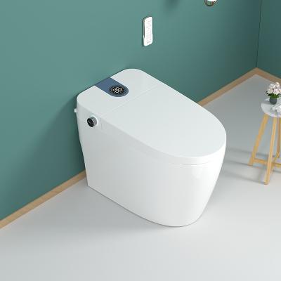 China Automatic Operation Modern Sanitary Ware Floor Mounted Automatic Toilet Bowl Ceramic Intelligent Smart Toilet for sale