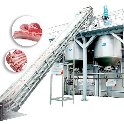 China Meat/Chicken/Beef/Pork Forming Line Full Automatic PLC Control Bone Meat Production Bone Meat Processing Machine for sale