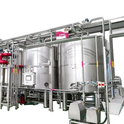 China Easy operation full auto-compensation for acid and alkali concentration CIP system for tomato sauce mixer tanks for sale