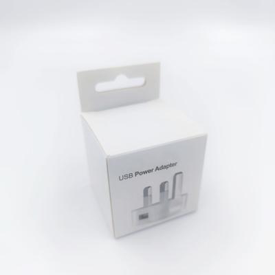 China Custom Logo Charger Package Box For Laptop Adapter Rectangle Paper Packing Box for sale