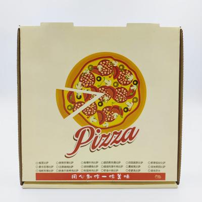 中国 Factory cheap price custom logo eco friendly food grade package box for pizza 販売のため