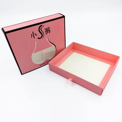 China Custom Logo Herz Lashes Grey Paper Box With Drawer Bag With RIbbon for sale