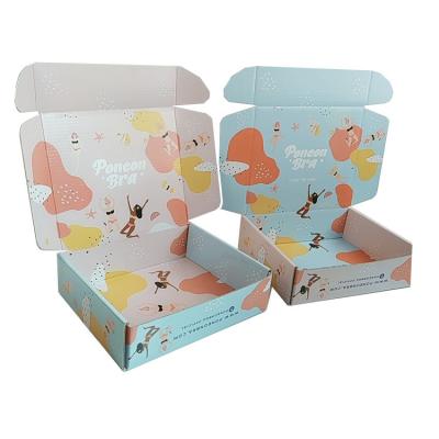 China Unique Custom Printed Packaging Shipping Mail Boxes For Cosmetic for sale