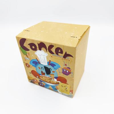 China Fashion Customized Pattern Size Kraft Paper Packaging Gift Box For Gift Product Packaging à venda