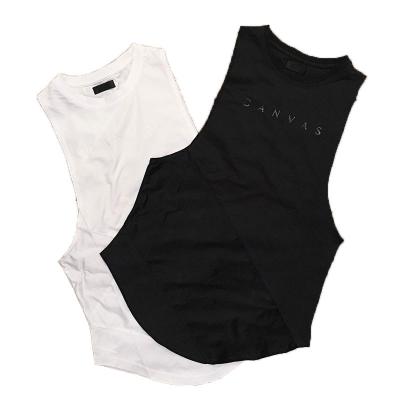 China Breathable Custom Quick Dry Gym Running Clothing Stretch Sport Vest Sleeveless Vest for sale