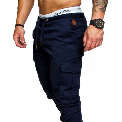 China 2022 New Anti-Wrinkle Pants Male Mens Joggers Solid Multi-pocket Pants Sweatpants Men Pants Hip Hop Joggers Pants for sale