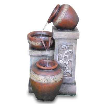 China Art Decor Best Selling Decoration Polyresin Water Fountain Home Indoor Outdoor for sale