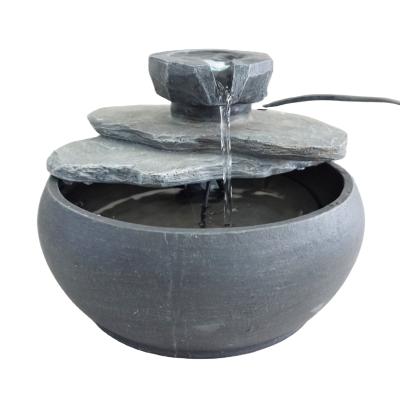 China Europe Resin Zen Garden Table Top Fountain Indoor Decoration for sale