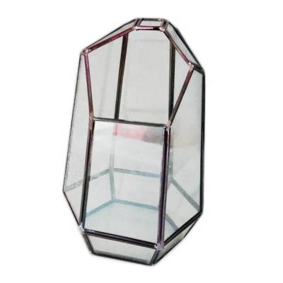 China New geometric ornament of moss glass container mini greenhouse modern classic/postmodern decor for sale