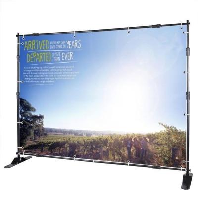 China 8ft Telescopic Banner Stand, Step & Repeat & 3Ft*4Ft/*8Ft *10Ft/*12Ft Backdrop Stand for sale