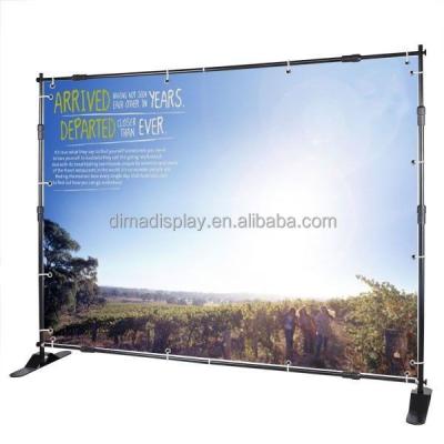 China 8ft Aluminum Adjustable Mental Show Backdrop Banner Stand For Advertising for sale