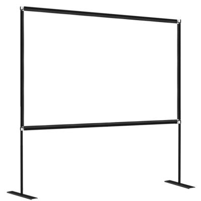 China Venue Big Projector Electric Fast Fold Projector Screen Best Price Price 100 Inch for sale