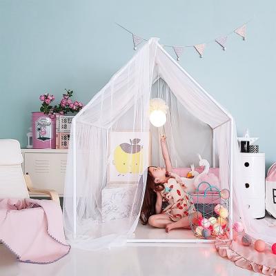 China Soft Toy Toy Teepee for Kids Fort Canvas Canopy Mancion Play Tent Kids Indoor Playhouse Indoor Playhouse for sale