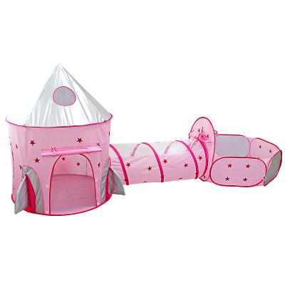 China Toy Wholesale Kids Baby Indoor Foldable Space Toy Pop Up Toy Large Teepee Kids Play Room Child Tunnel Tent for sale