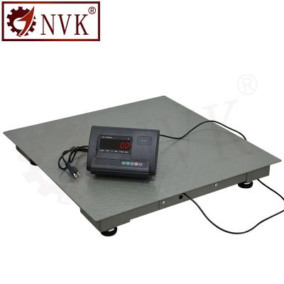 China High Strength Steel Digital Floor Scale , Custom Made Floor Weighing Scale for sale