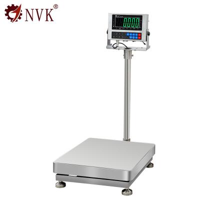 China NVK TCS-NK-K6 100kg 150kg 300kg Stainless Steel Digital Bench Scale 500kg Carbon Steel Platform Scale for sale