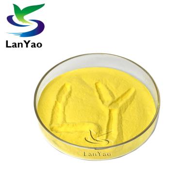 China Polvo amarillo Cloruro de polialuminio 30% PAC Productos químicos de dosificación Tratamiento del agua Floculación en el tratamiento del agua en venta