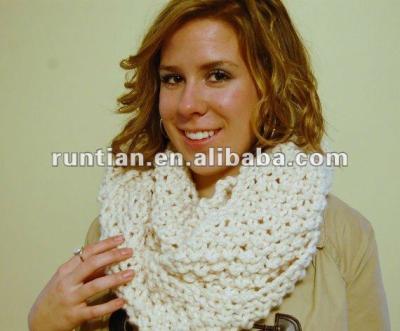 China New short MADE TO ORDER pattern from Chunky Acrylic Round Scarf Knitting for sale