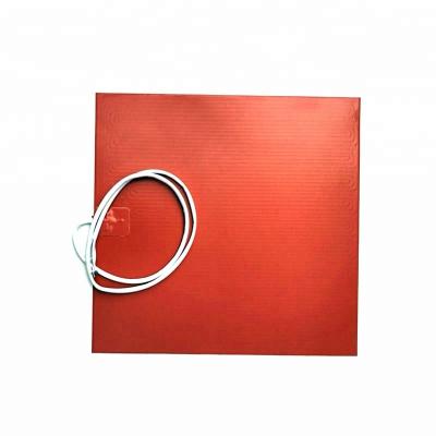 China Heat bed for 3d printer 24V 350W 350*400*1.5mm 3d printer silicone heater for sale