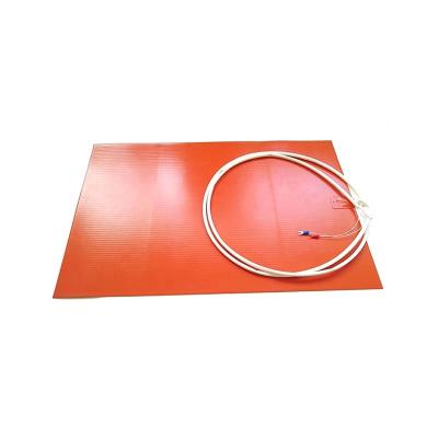 China Heat Bed For 3d Printer 220V 1200W 400*600mm Silicone Rubber Heater for sale