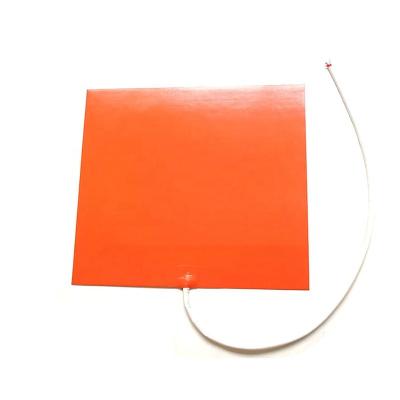 China silicone heater for 3d printer 230V 1800w 500*500mm strip silicone thermal heater for sale