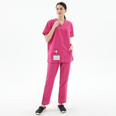 Cina Anti-wrinkle hospital uniforms dicki cloth green medical hospital uniform spandex scrubs uniforms hospital sets men in vendita