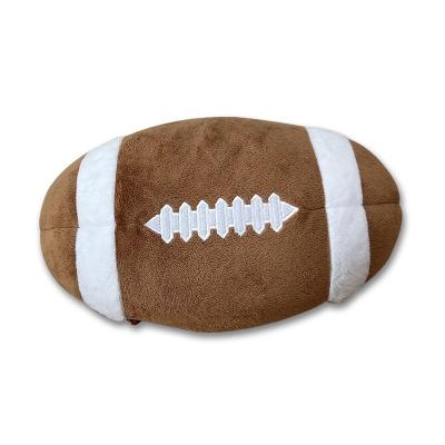 China American Football 2 in 1 Neck Pillow Cushion Reversible to an American Football  Filled with Beans for sale