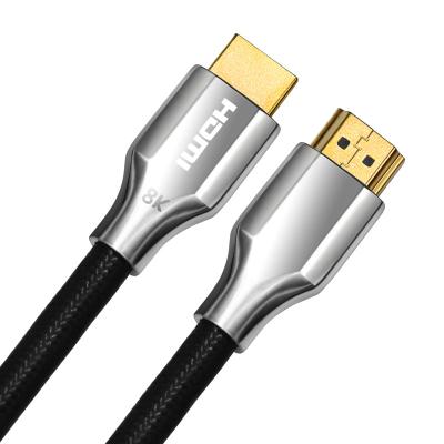 China 8K COMPUTER laptop to tv hdmi outdoor coaxial extend drop cable flexible male hdmi to hdmi cable with chip for sale