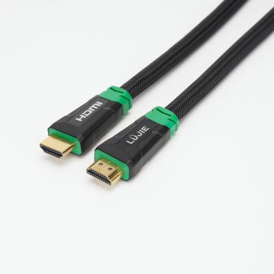 China High Speed ​​Computer Zink Alloy Hdmi 4K Ultra Hd Extension Cable Lead Gold Ultra Thin Hdmi Cable for sale