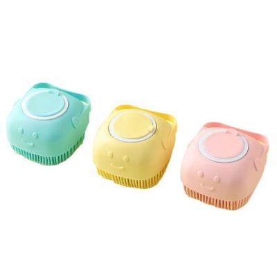 China Stocked Hot sale factory direct price pet bath brush pet grooming brush for shampoo pet grooming brush for sale