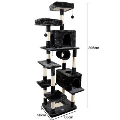 China Sustainable Low price interactive toys cat climbing frame cat castle house luxury for sale