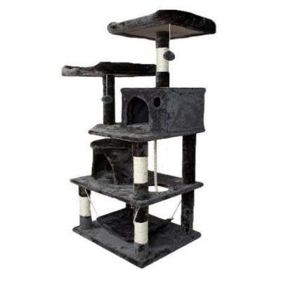 China Stocked Hot Sale Professional Lower Price cat tree tower condo pet scratcher house for sale