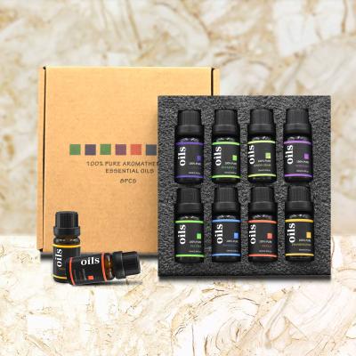 China Wholesale High Quality Private Label Aromatherapy Skin Revitalizer Spa 10ml Essential Oil Set Natural 100% Pure Skin Care For Gift Bulk for sale