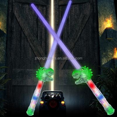 China Hot Sale Plastic Toys Light Up With Pops Led Toy Sword Glow In The Cool Dark for sale