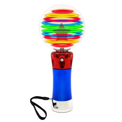 China Plastic RTS Light Up Led Plastic Flashing Spinning Wand For Girls for sale