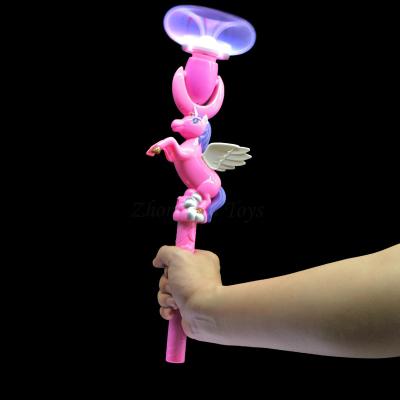 China Plastic Hot Multicolor Toys With Light Up And Music Windmill Kid Led Unicorn Toy for sale