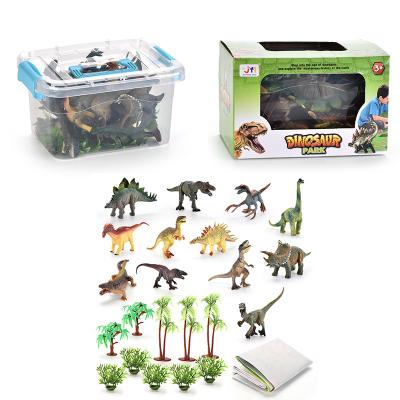 China Plastic PVC Cartoon World Toys Color Plastic Shopping Toy Dinosaurs for sale