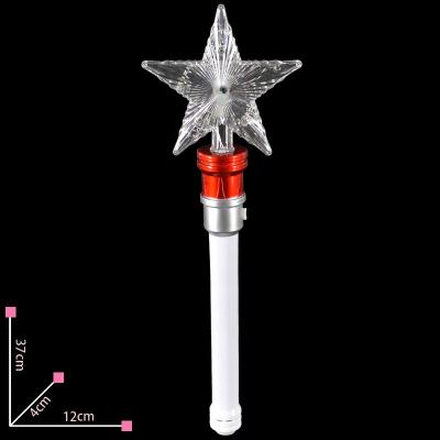 China Christmas Decoration Plastic Colorful Fiber Optic Led Wand for sale