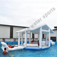 China Inflatable Floating Island With Water Trampoline zu verkaufen