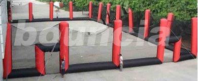 China Arena inflable de Paintball, corte inflable de Paintball para los juegos del deporte en venta