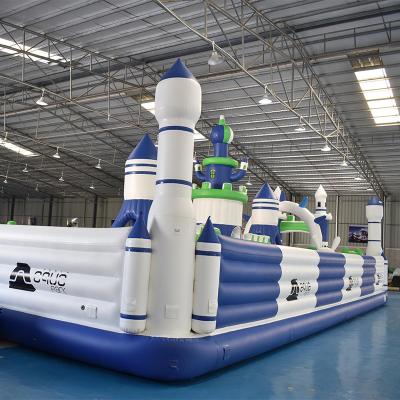 Chine Château gonflable de flottement hermétique de FunCity de jeu de Bouncia à vendre