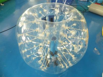 China 0.7mm klare TPU Kinderstoßball, aufblasbarer Körper Zorb-Ball für Spaß zu verkaufen