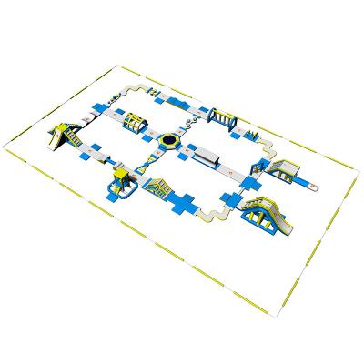 China O parque inflável exterior da água da resistência de água/parque de flutuação da água projeta-se à venda