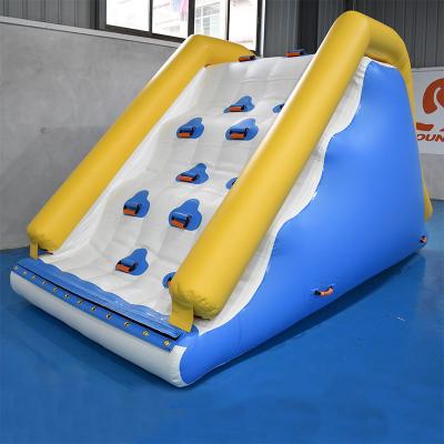 China Tobogán acuático inflable hecho profesional con la lona del PVC de 0.9m m en venta