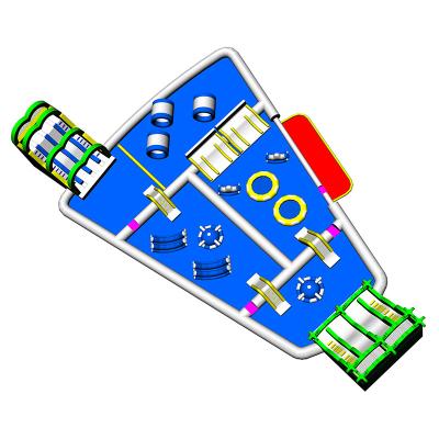 China PVC-Plane des Kinder-und Erwachsen-aufblasbare Wasser-Park-0.9mm zu verkaufen